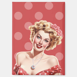 Aimant Pin-Up Vintage Glamour – Lola Grace