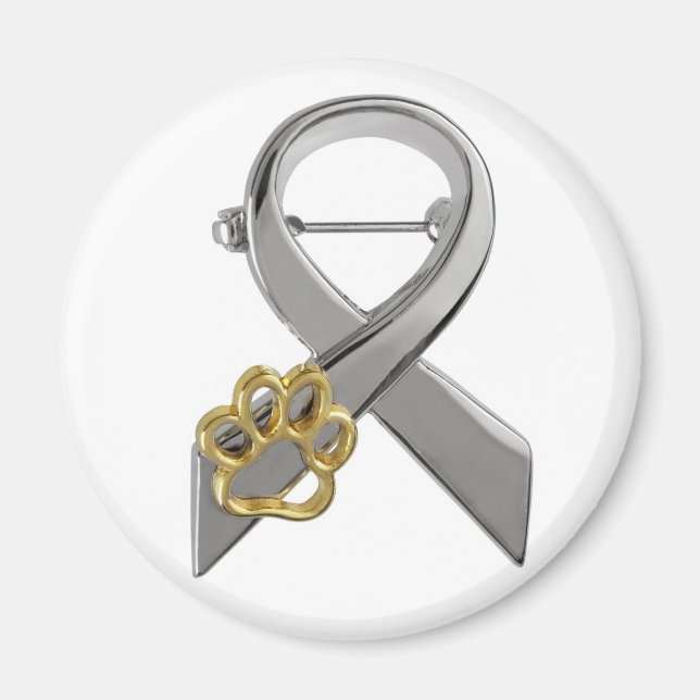 Aimant Pince de sensibilisation à la maltraitance animale (Devant)