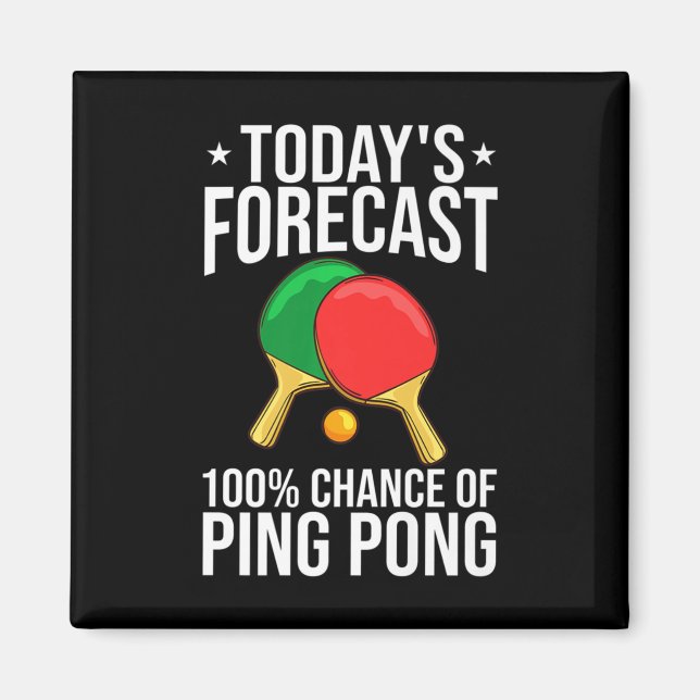 Aimant Ping Pong Table Tennis Lecteur Balls Paddle Jeu (Devant)
