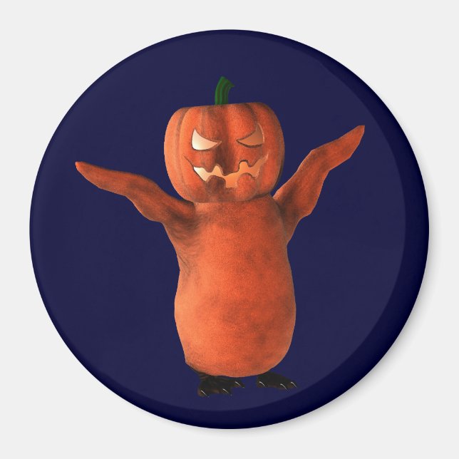 Aimant Pingouin d'Halloween (Devant)