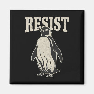 Aimant Pingouin drôle Résiste aux pingouins Cool Résiste
