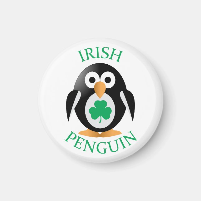 Aimant Pingouin irlandais (Devant)
