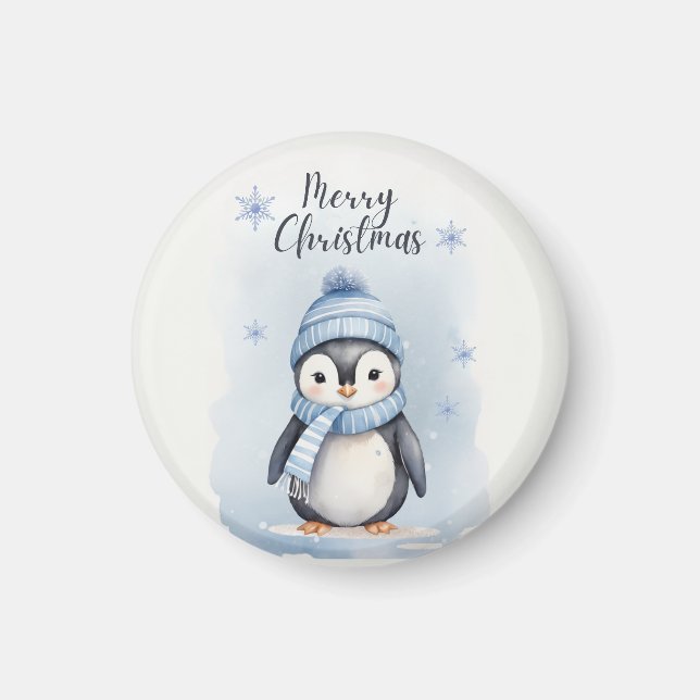 Aimant "Pingouin mignon" (Devant)
