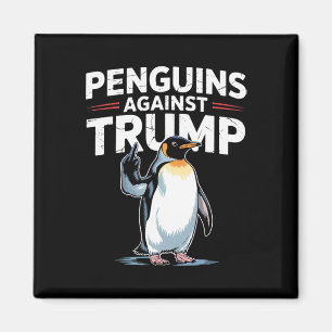 Aimant Pingouin palmes vers le haut résiste aux pingouins