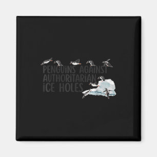 Aimant Pingouins amusants contre les trous de glace autor