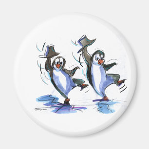 Aimant Pingouins dansant