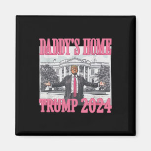 Aimant Pink Daddys Accueil Trump 2024