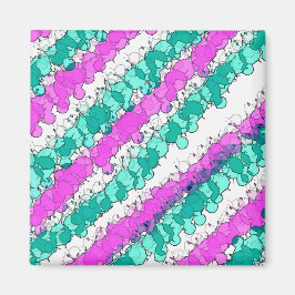 Aimant Pink et Turquoise Splatt détendu