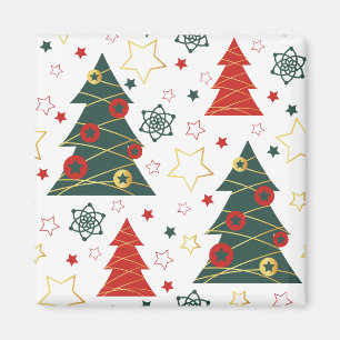 Aimant Pins étoilés de Noël