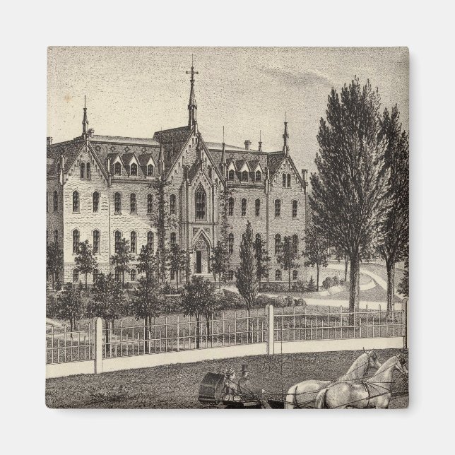 Aimant Pio Nono College & Normal School (Devant)