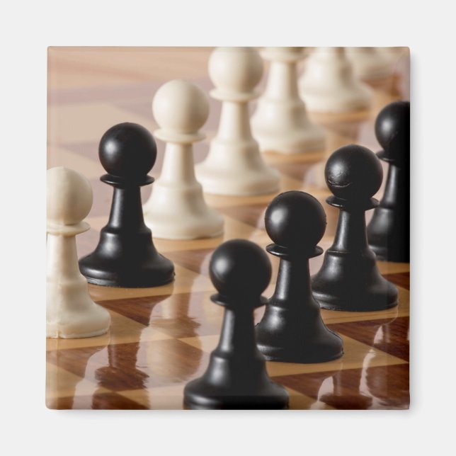 Aimant Pions sur le tableau d'échecs (Devant)