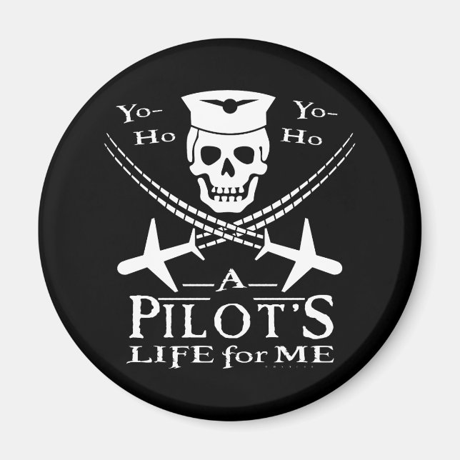 Aimant Pirate Humour (Devant)