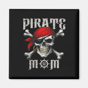 Aimant Pirate Maman Jolly roger Drapeau Et Crossbones Crâ