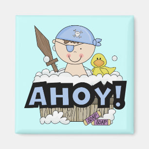 Aimant Pirates de baignoire - T-shirts et cadeaux de
