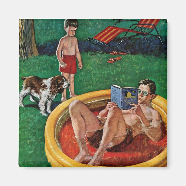 Aimant Piscine d'attente (Devant)