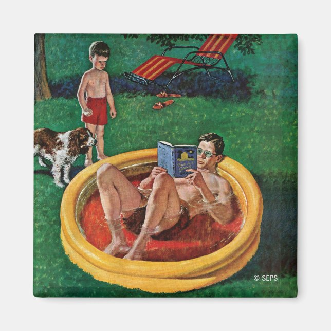 Aimant Piscine d'attente (Devant)