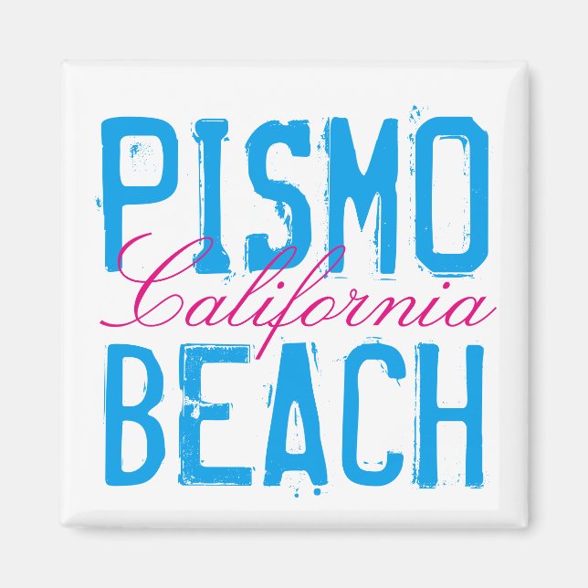 Aimant Pismo Beach Californie (Devant)