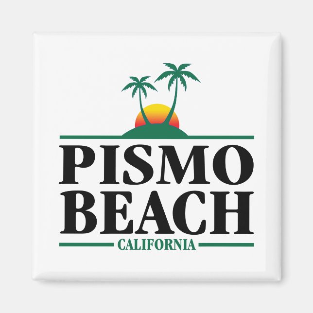 Aimant Pismo Beach Californie (Devant)