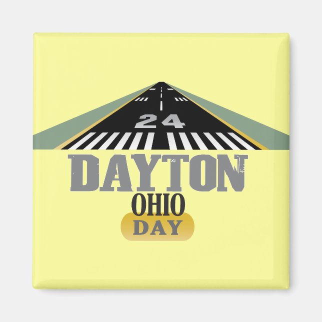 Aimant Piste 24 - Dayton Ohio DAY (Devant)