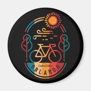 Aimant Piste cyclable Retro Orlando