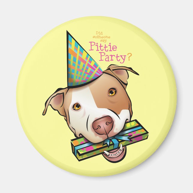 Aimant Pittie Party (Devant)