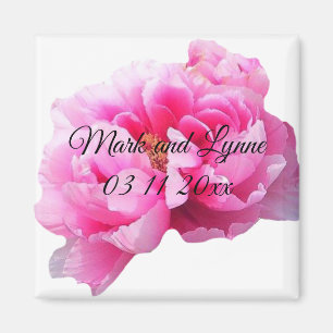 Aimant Pivoine Rose