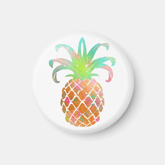Aimant PixDezines Aloha Ananas/do-it-yourself arrière - p (Devant)