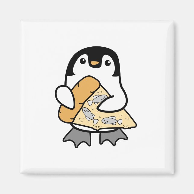 Aimant Pizza Penguin (Devant)