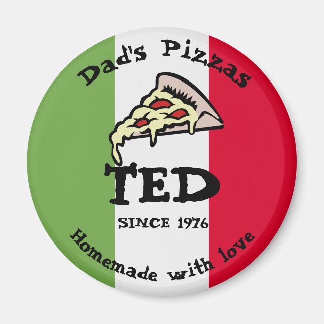 Aimant Pizzas de papa (Devant)