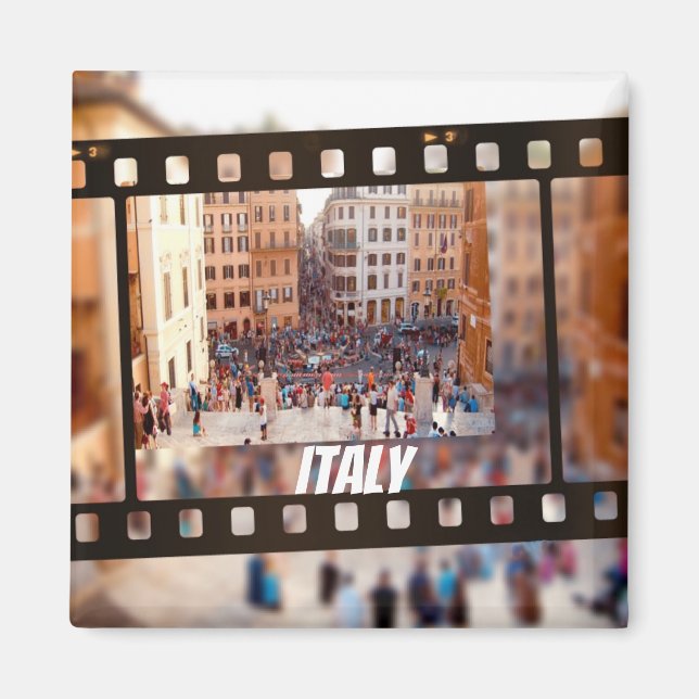 Aimant Place d'Espagne Rome, Italie (Devant)