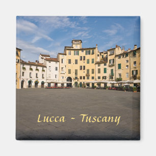 Aimant Place Piazza Anfiteatro à Lucques - Toscane, Itali
