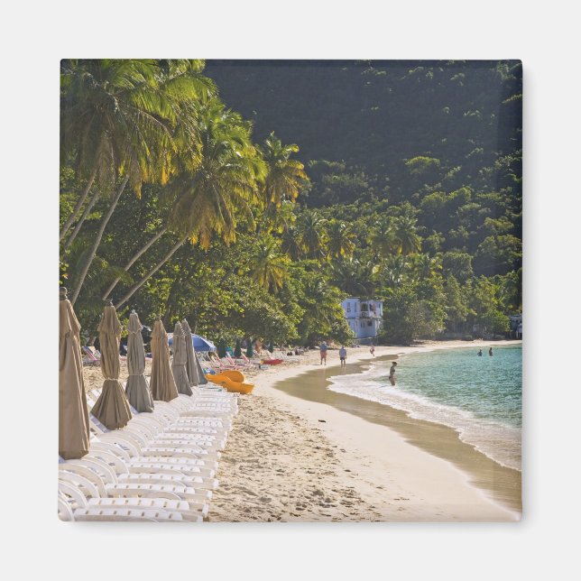 Aimant Plage à Cane Garden Bay, île de Tortola (Devant)