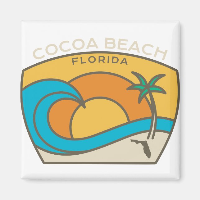 Aimant Plage de Cocoa (Devant)