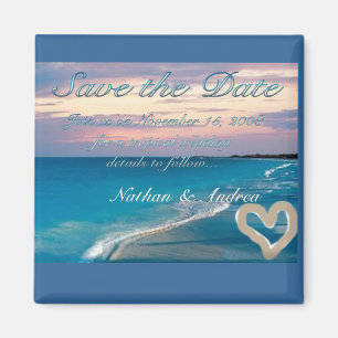 Aimant Plage de coucher du soleil