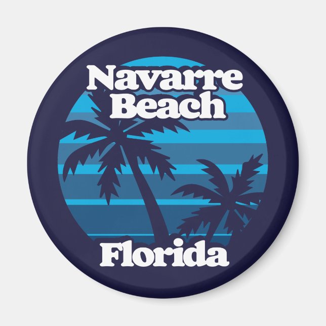 Aimant Plage de Navarre Floride (Devant)
