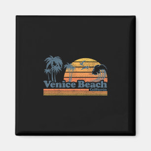 Aimant Plage de Venise Californie Vacances Mignon Vintage