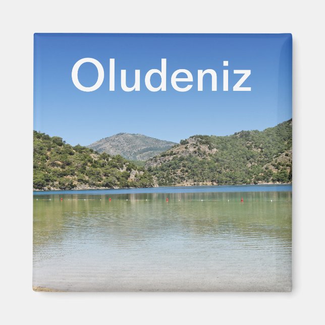 Aimant Plage d'Oludeniz en Turquie (Devant)