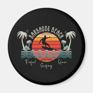 Aimant Plage Retro Barbados