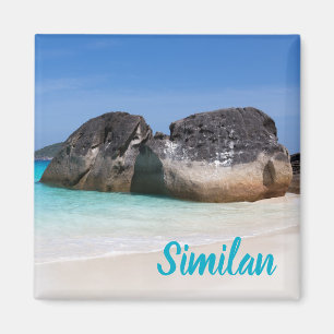 Aimant Plage Similaire Andaman Sea Phuket Thaïlande cadea