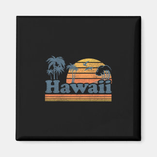 Aimant Plage vintage Hawaï Été Surf Hawaïen Surf