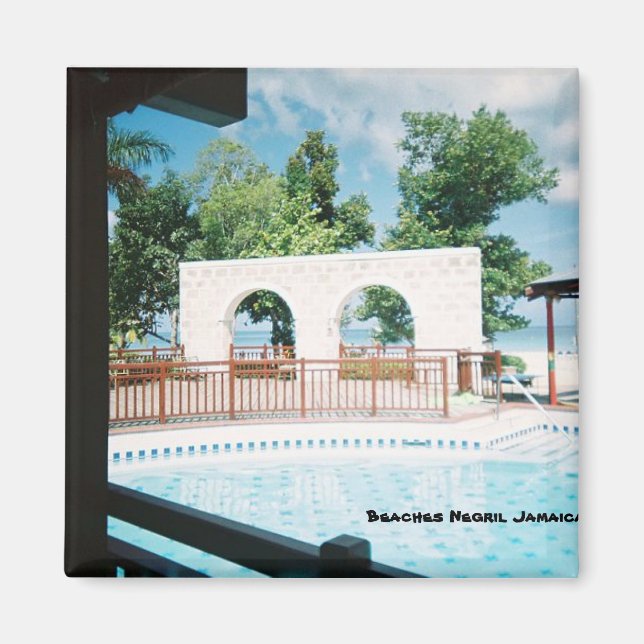 Aimant Plages Negril Jamaïque (Devant)