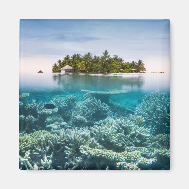 Aimant Plages tropicales | Ari Atoll Maldives (Devant)