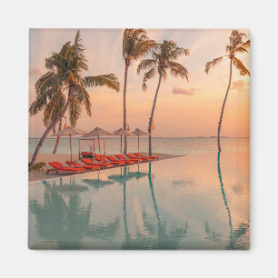 Aimant Plages tropicales   Maldives Tropical Beach & Pool