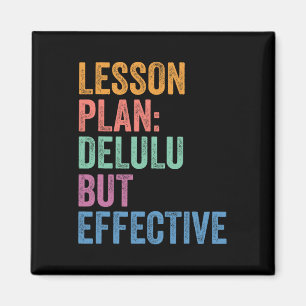 Aimant Plan de cours de rentrée Gen Z Alpha Delulu mais
