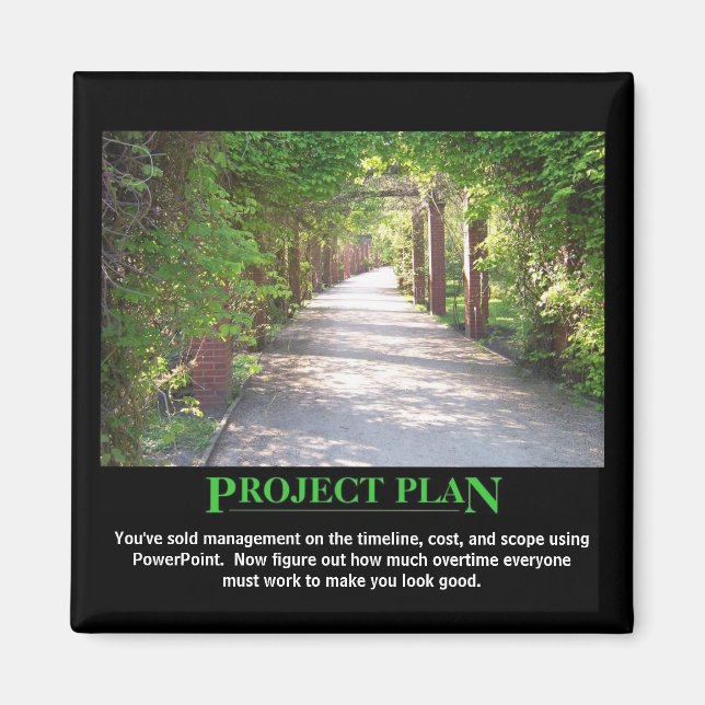 Aimant Plan du projet - juste faire correspondre PowerPoi (Devant)