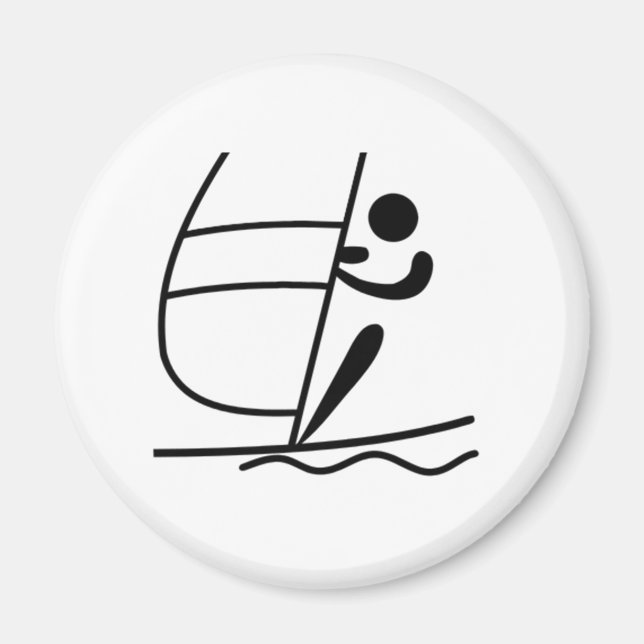 Aimant Planche à voile (Devant)