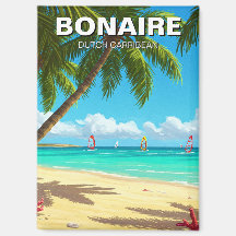 Planche à voile en Bonaire Hollandais Caraïbes