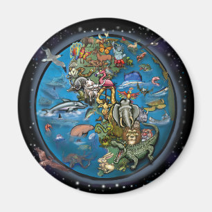 Aimant Planète animale
