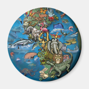 Aimant Planète animale