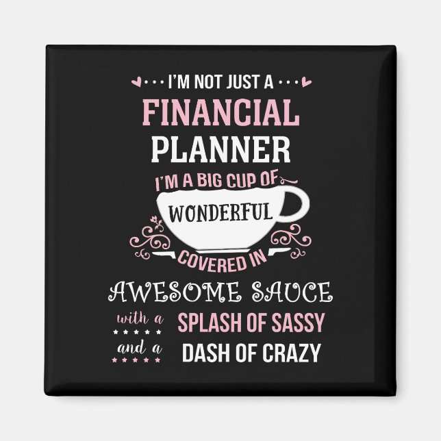 Aimant Planificateur financier Merveilleux Sassy (Devant)